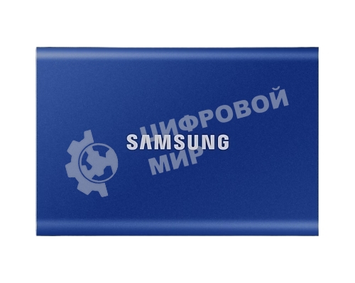 Внешний SSD Samsung T7, 2TB, USB 3.2 Gen 2 Type-C, R/W 1050/1000, синий