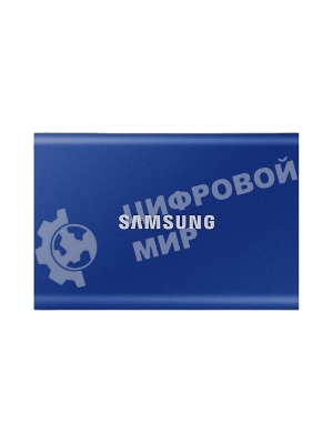 Внешний SSD Samsung T7, 2TB, USB 3.2 Gen 2 Type-C, R/W 1050/1000, синий