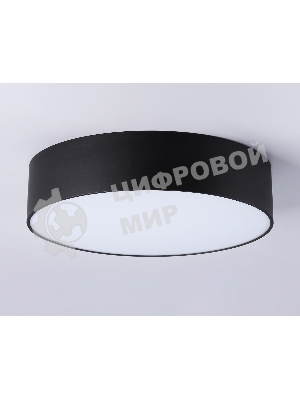 Потолочный светодиодный светильник Ambrella light FV5522 BK черный LED 26W 4200K D220*58 (Без ПДУ)