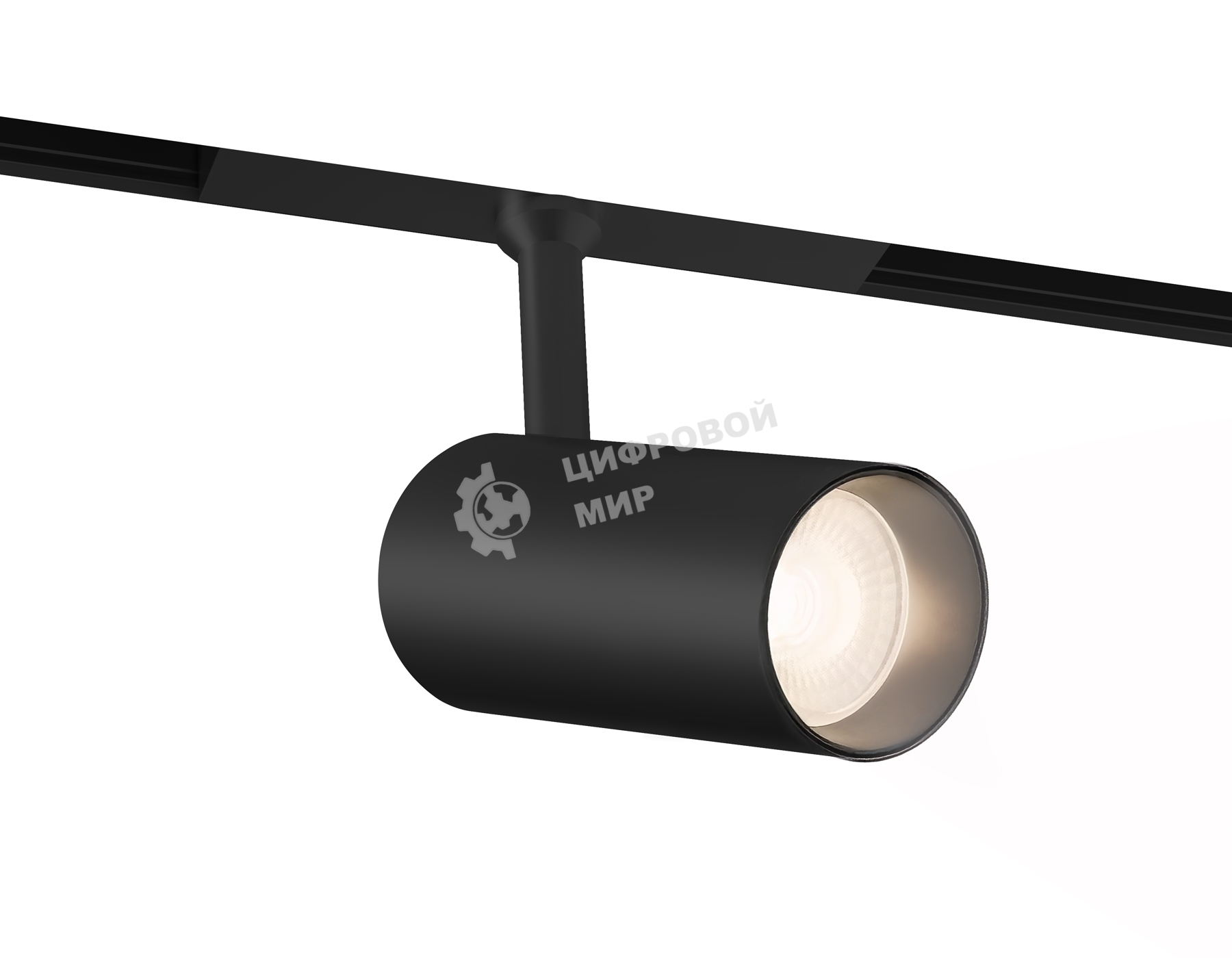 Трековый акцентный светильник Ambrella light GL4415 BK черный  IP20 10W 3CCT 3000-6000K SMART 48V 24° D45*100