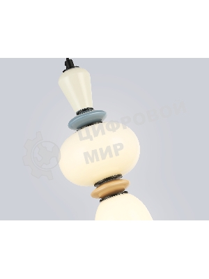 Светильник Ambrella light LH53142 BK/WH черный/белый 15W 3000K D140*1760