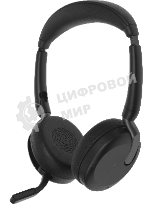 Гарнитура Jabra Evolve2 65 Flex чёрный, беспроводная, Bluetooth, до 32 ч