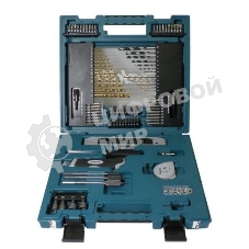 Наборы Makita D-31778 Набор 104шт,отвертка ручн,держ-ль магн,отв.насадки,сверла д\дер,мет,бет,рулетка,ур-нь,зенкер,нож,чем 