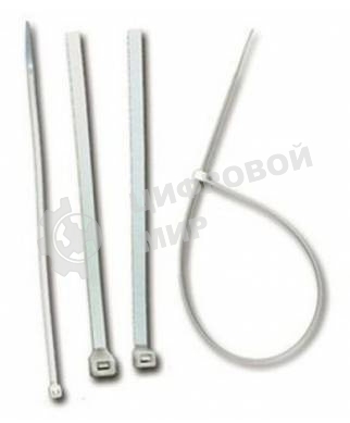 Стяжка пластиковая Lanmaster TWT-CV-150 150x3.6 мм (упак: 100 шт) нейлон 6.6 внутри помещений