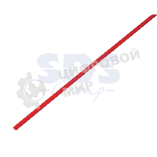 Термоусаживаемая трубка Rexant 8,0/4,0 мм, красная (бухта 100 м)