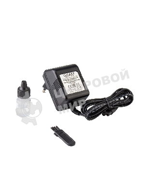 Набор для стрижки Galaxy Line GL 4154,черный с серебристым, аккумуляторный, лезвия из япон. нержав. стали, индикатор работы и заряда, вр. непрер. раб. 45 мин, регулировка длины стрижки (2; 5; 10; 15мм), нож шириной 41 мм, триммер шир. 25 мм, головка вращ. на 360