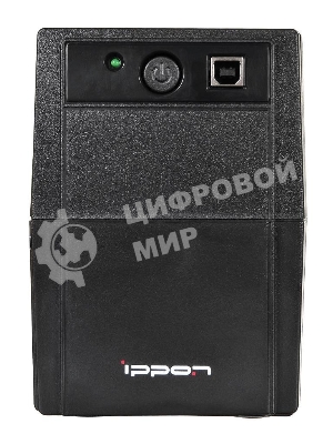Источник бесперебойного питания Ippon Back Basic 1050 Euro 600Вт 1050ВА черный