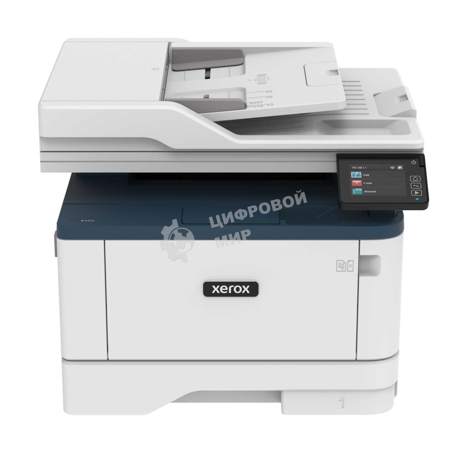 МФУ лазерное Xerox B305 (B305V_DNI), A4, ч/б, печ. до 38 стр/мин., скан. до 46 стр/мин. (ч/б) 20 стр/мин. (цвет), 600x600dpi, USB, RJ-45, Wi-Fi