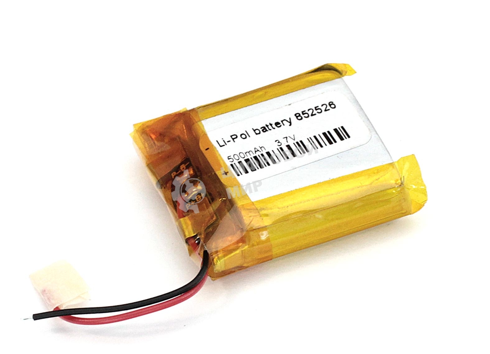 Аккумулятор Li-Pol (батарея) 8.5x25x26мм 2pin 3.7V/500mAh
