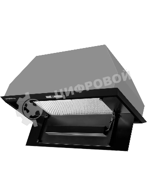 Вытяжка встраиваемая Kuppersberg Intro 70 черный, 70 см, 1000 куб. м/ч, 43 дБ