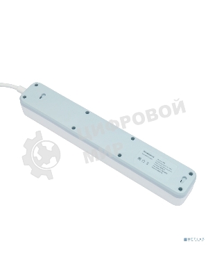 Сетевой фильтр Гарнизон 2.0 Мультипорт EPS-4-U3-W-4, 4 р, 10А, 3xUSB, 4 м, ур.защиты 2+, белый, пакет