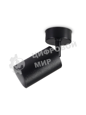 Накладной спот с выключателем Ambrella light TA127 BK черный GU10 max 12W D70*164*D55