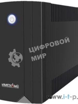 Источник бесперебойного питания Импульс Юниор 450 {450 ВА/240 Вт, LED, АКБ 1х4.5Ач, IEC-C13x4},черный {00-КБ001546}
