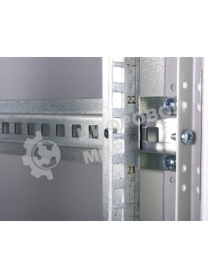 Шкаф телекоммуникационный напольный ЭКОНОМ 42U (600 × 1000) дверь стекло, дверь металл