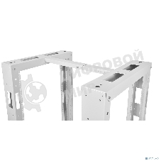 Стойка двухрамная ЦМО СТК-24.2 24U 620 мм X 800 мм направл. закл. гайки 250 кг серый