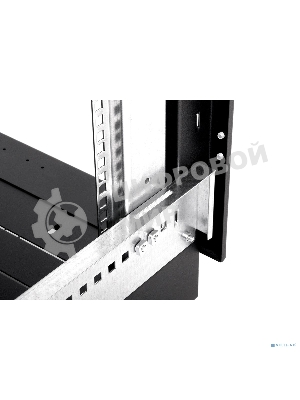 Шкаф коммутационный ЦМО ШТК-М-18.6.6-1ААА-9005 18U 600x600 мм пер. дв. стекл задн. дв. стал.лист 2 бок. пан. направл. под закл.гайки 270 кг черный