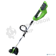 Триммер аккумуляторный GREENWORKS 2101507 40В 7500об/мин Флески 1.6мм ширина реза 330мм