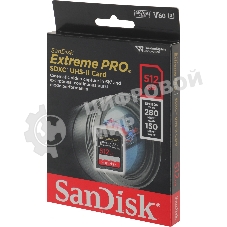 Флеш карта SANDISK SDXC 512Gb UHS-II SDSDXEP-512G-GN4IN
