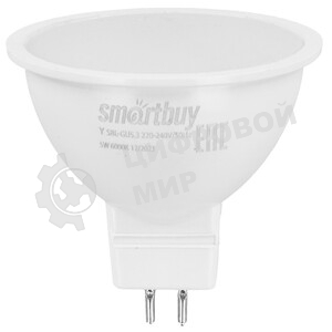 Светодиодная (LED) Лампа Smartbuy-Gu5,3-05W/6000