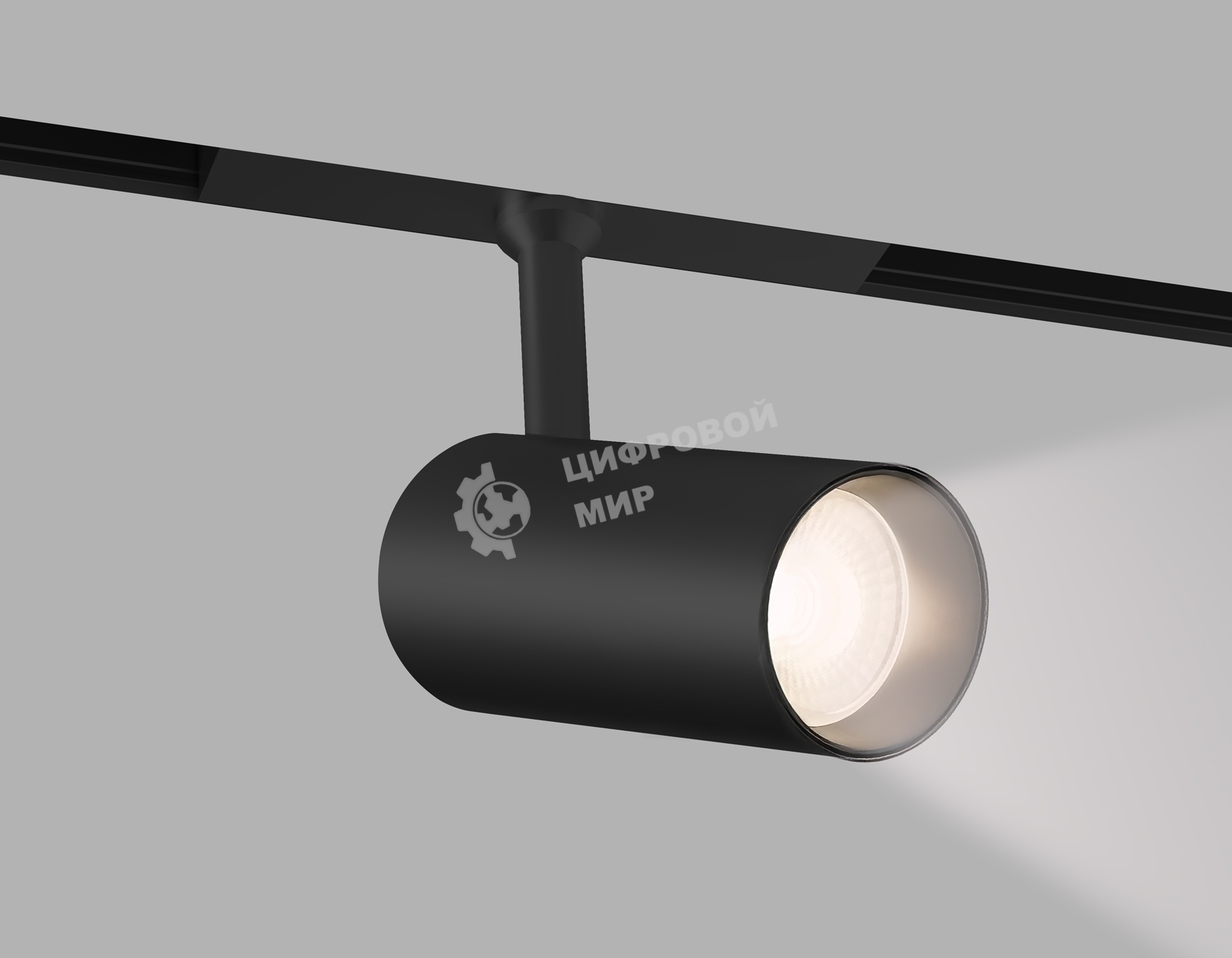 Трековый акцентный светильник Ambrella light GL4415 BK черный  IP20 10W 3CCT 3000-6000K SMART 48V 24° D45*100