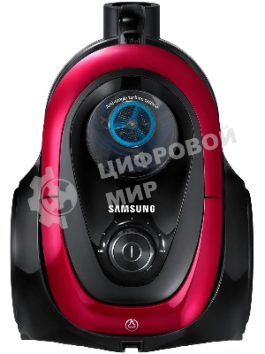Пылесос Samsung VC18M21C0VR/EV красный/черный, 380/1800 Вт, уборка сухая, пылесборник контейнер 1.5 л