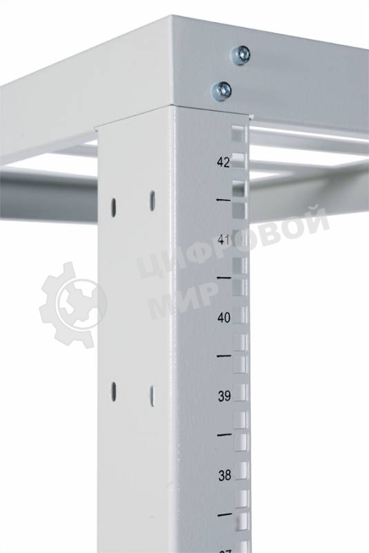 Стойка двухрамная ЦМО СТК-С-45.2.1000 45U 560ммX1280мм направл.закл.гайки 480кг серый
