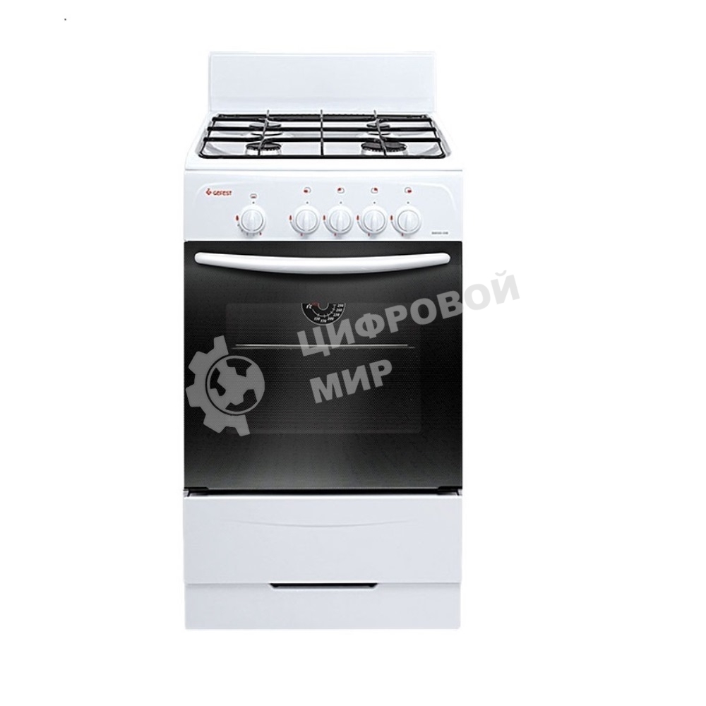 Плита газовая Gefest ПГ 3200-08 К33 белый, конфорок 4 шт, духовка 42 л, 50 см x 85 см x 53 см