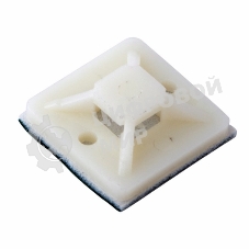 Площадка самоклеящаяся Rexant 25х25 мм, белая, упаковка 100 шт.