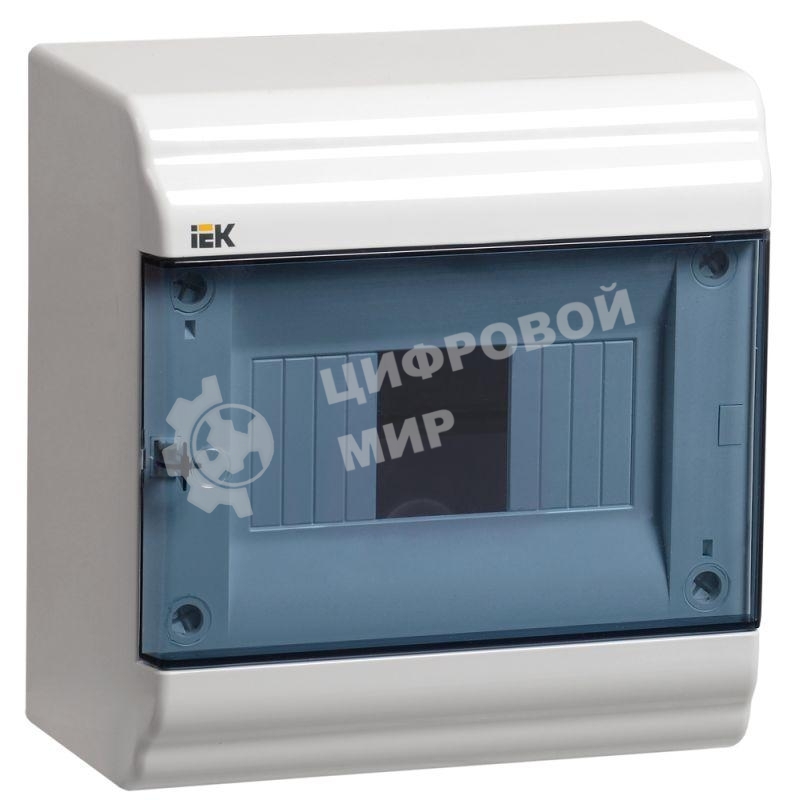 Бокс IEK MKP82-N-06-41-20 ЩРН-П-6 модулей навесн.пластик IP41 PRIME