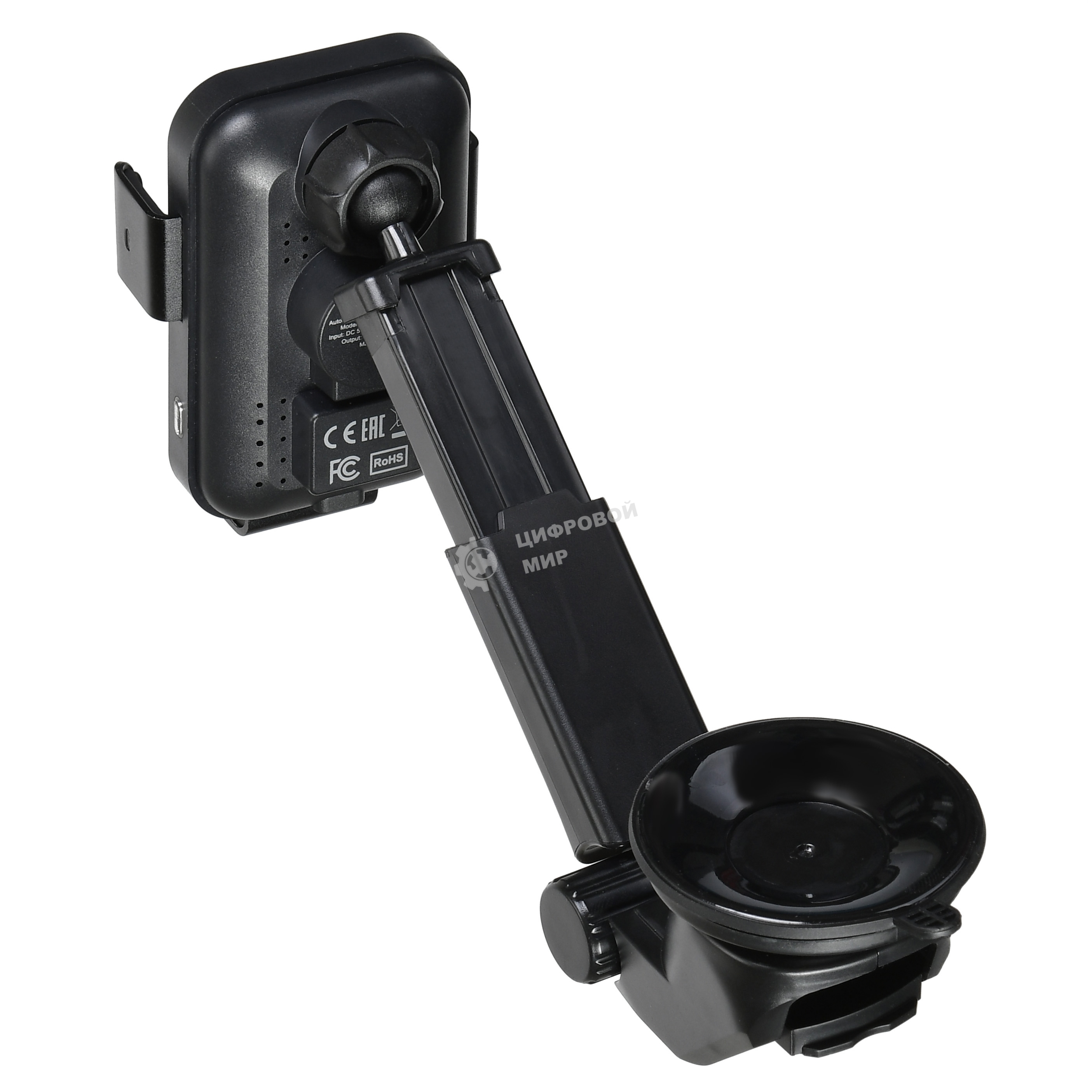 Автомобильная беспроводная зарядка-держатель с QC ACD 15Вт, 5В/2А~12В/1,5А RTL