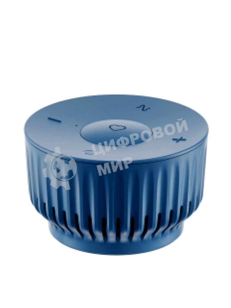 Умная колонка Sber SberBoom Mini, 5Вт, 1.0, мультирум, стереопара, детектор шума, световая индикация, Wi-Fi, Bluetooth 5.0, Салют, синий нептун