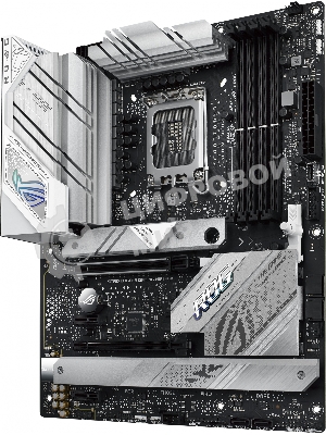 Материнская плата ASUS ROG STRIX B760-A GAMING WIFI, LGA 1700, Intel B760, 4xDDR5, 4xSATA, 3xM.2, 1xPCIe 5.0 x16, 1xPCIe 3.0 x4, 1xHDMI, 1xDP, 1x 2.5Gb LAN, 1xUSB-A 3.2 Gen 2, 2xUSB-A 3.2 Gen 1, 4xUSB 2.0, 5x3.5 мм, 7.1, Standard-ATX