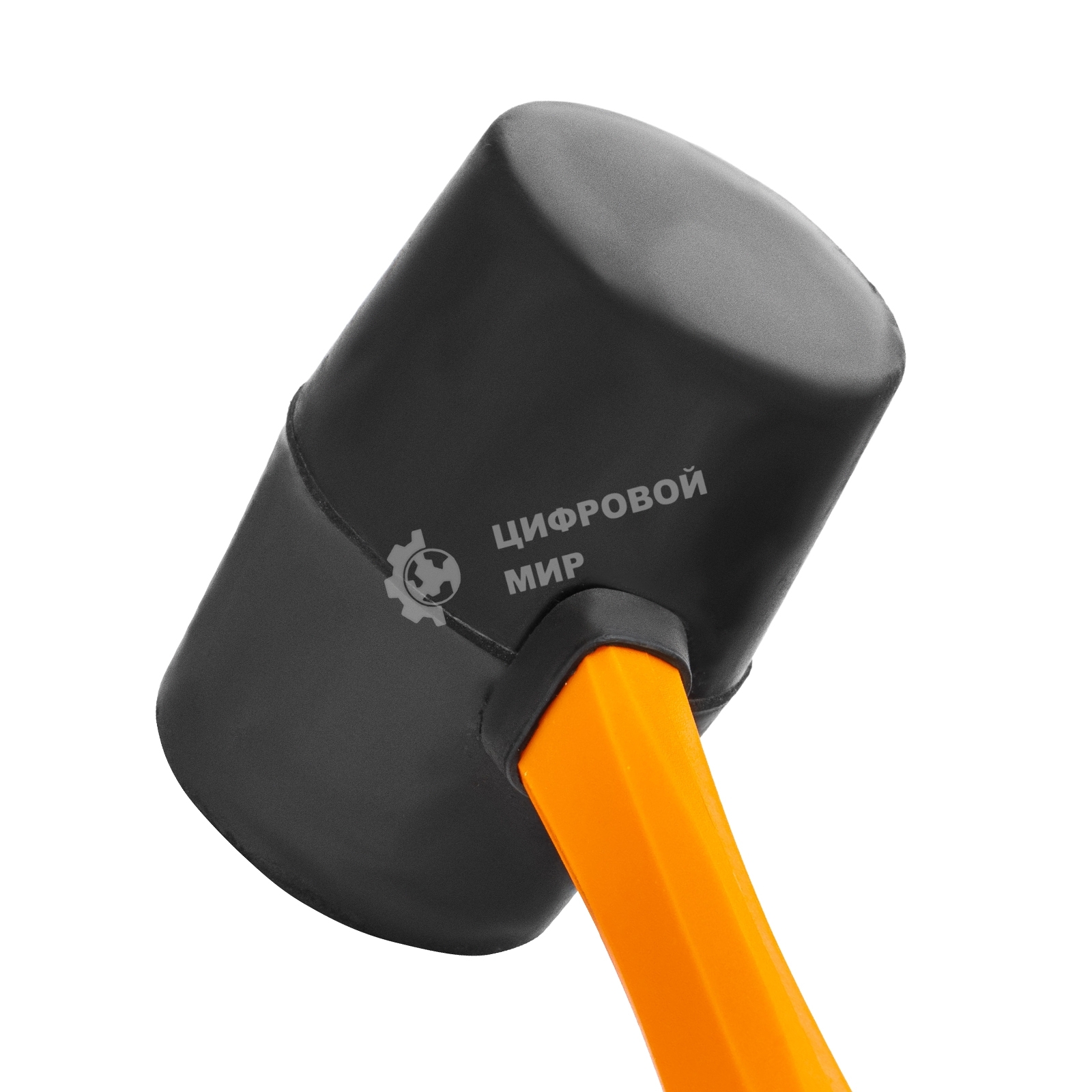 Киянка резиновая Sparta 450 г, черная резина, фибергласовая рукоятка