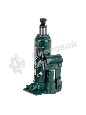 Домкрат гидравлический Сибртех бутылочный, 3т, 180-320 мм, в пластиковом кейсе