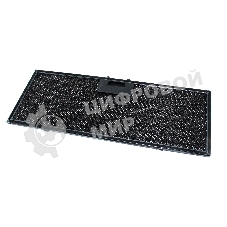 Жировой фильтр для вытяжки 450х170х8 с 1м замком, черный