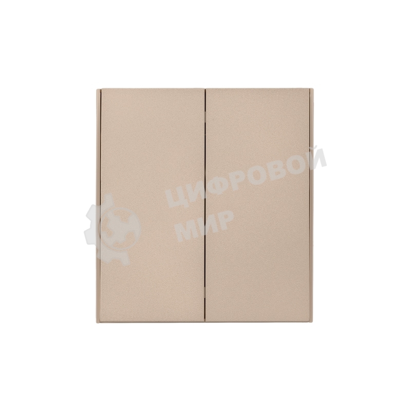 Выключатель KRANZ STRONG 2 кл для жалюзи возвратный 10А с/у шелк