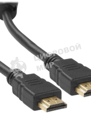 Кабель Cablexpert HDMI CC-HDMI4-7.5M, 19M/19M, v2.0, медь, позол.разъемы, экран, 7.5м, черный, пакет