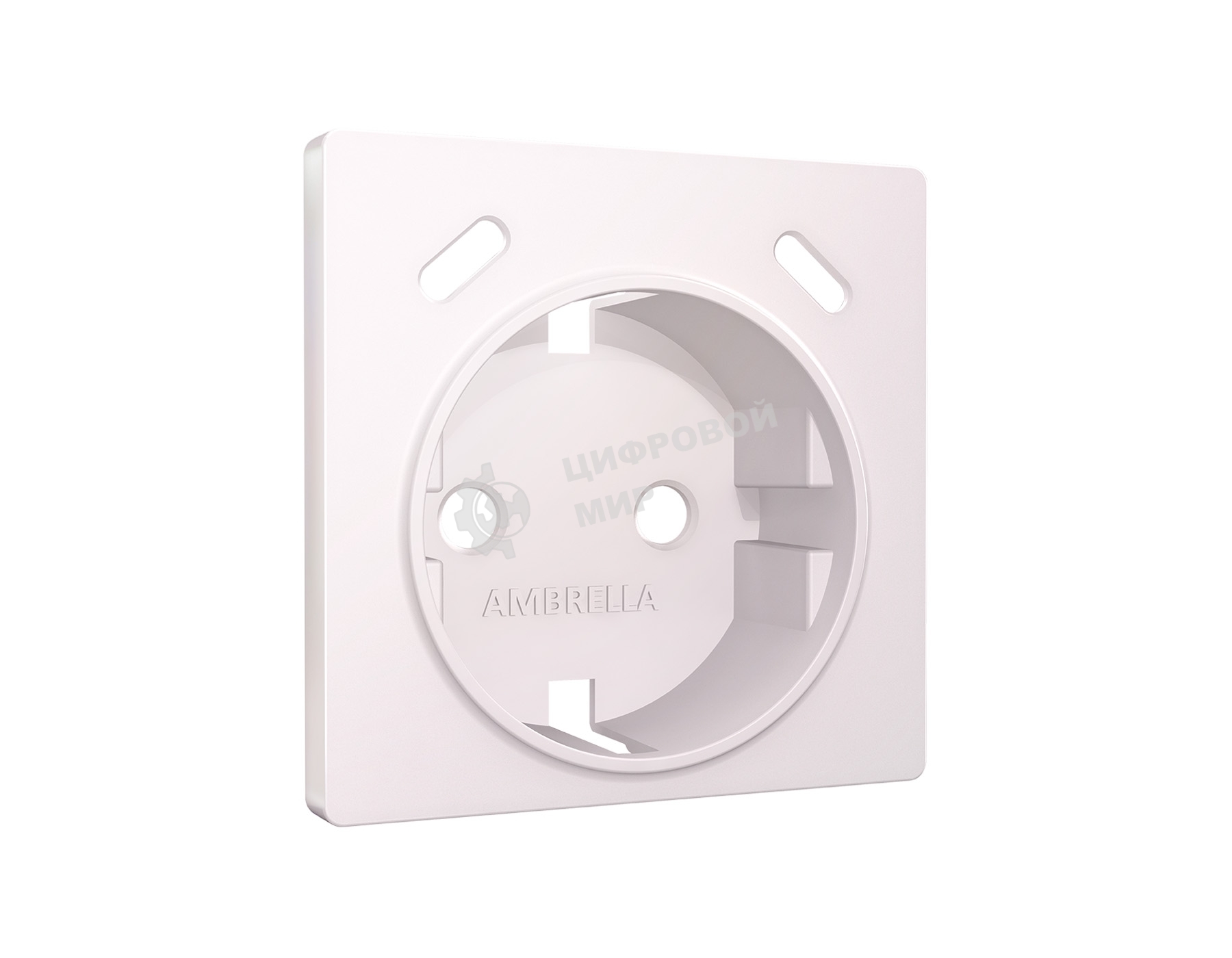 Лицевая панель ALFA (Жемчуг) для электрической розетки с/з со шторками 2USB C+C QUANT AP2105