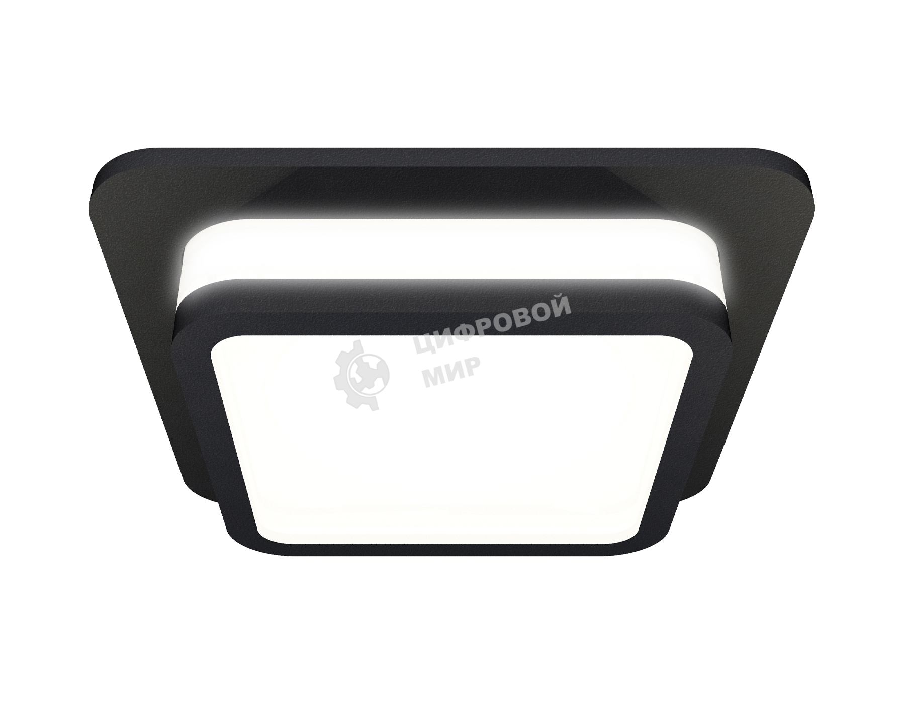 Комплект встраиваемого светильника Ambrella light XC7902012 SBK/FR черный песок/белый матовый MR16 GU5.3 (C7902, N7751)