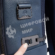 Рюкзак мужской Piquadro Modus CA7106MOS/BLU синий натур.кожа
