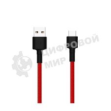 Кабель USB Xiaomi Mi Braided USB Type-C Cable SJX10ZM 100 см красный
