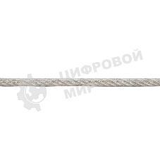 Трос стальной в ПВХ изоляции d2.0-3.0мм (уп.20м) Tech-Krep 127853