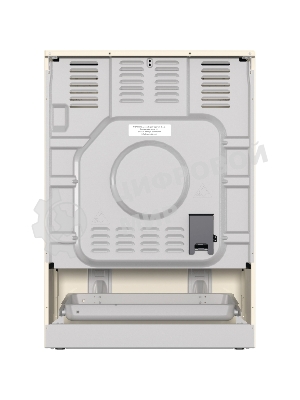 Плита электрическая Gorenje GECS6B70CLI бежевая, конфорок 4 электрических, духовка 71 л, 60 см x 85 см x 60 см