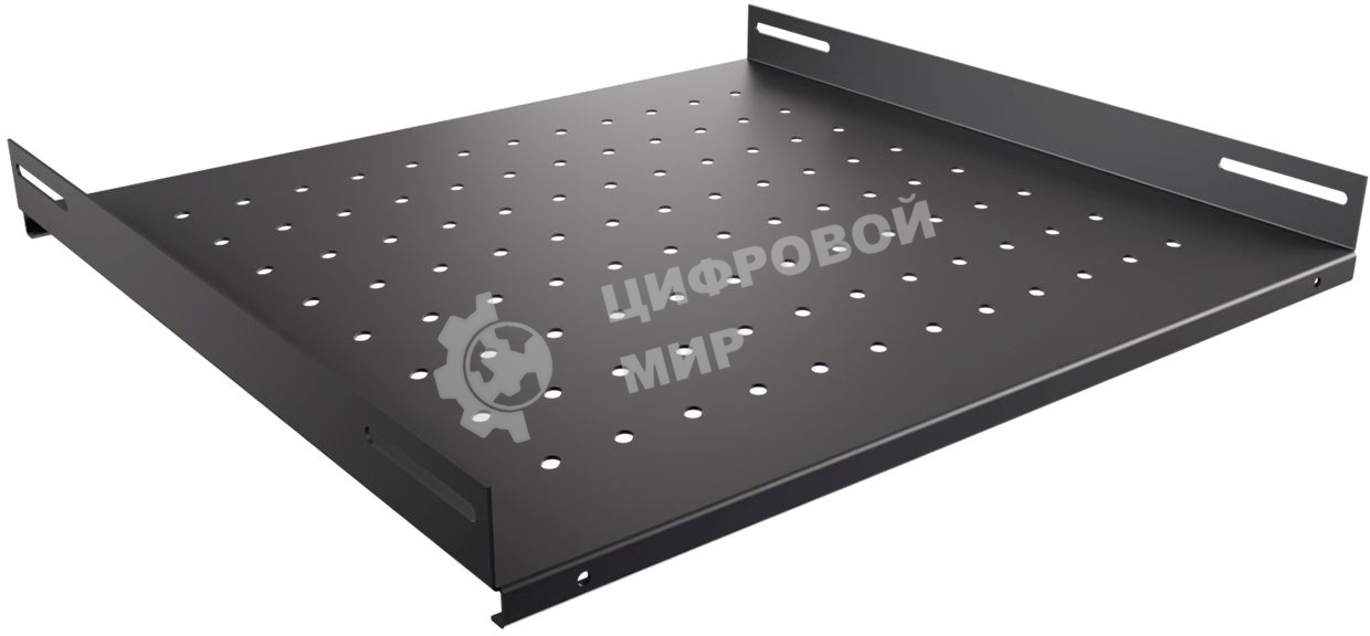 Полка стационарная NTSS NTSS-FS-600-BL 1U нагр.:60кг. 19