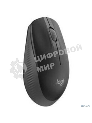 Мышь беспроводная Logitech M190 черный, 1000 dpi, радиоканал, USB, кнопки - 3
