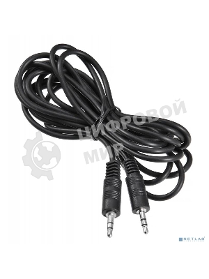 Кабель соединительный аудио Buro Jack 3.5 (m)/Jack 3.5 (m) 3м. черный