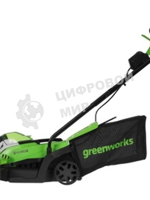 Газонокосилка аккумуляторная GreenWorks GD24LM33, 24 В, 4 Ач