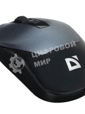 Мышь беспроводная Defender Wave MM-995 серебристый, 1600 dpi, радиоканал, USB, кнопки - 4