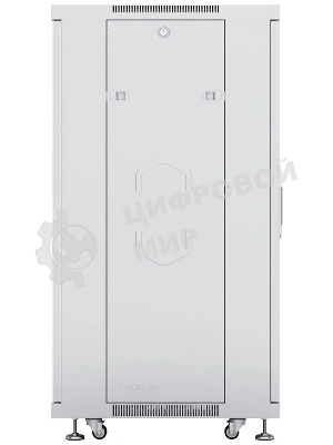 Шкаф серверный напольный Cabeus ND-05C-42U60/80 IP20, 42U, 2055х600х800 мм (ВхШхГ), дверь: перфорация, разборный, серый