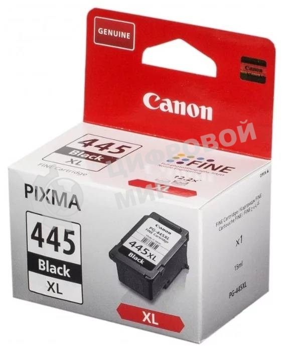 Картридж струйный Canon PG-445XL (8282B001), для Canon MG2540, Черный, 400 стр.